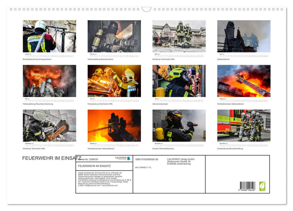 FEUERWEHR IM EINSATZ (CALVENDO Wandkalender 2027)