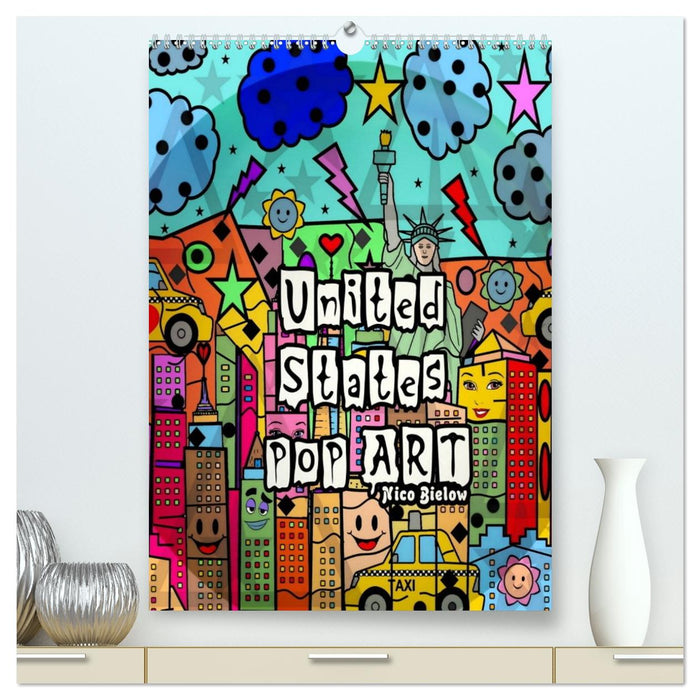 United States Pop Art von Nico Bielow (CALVENDO Premium Wandkalender 2027)
