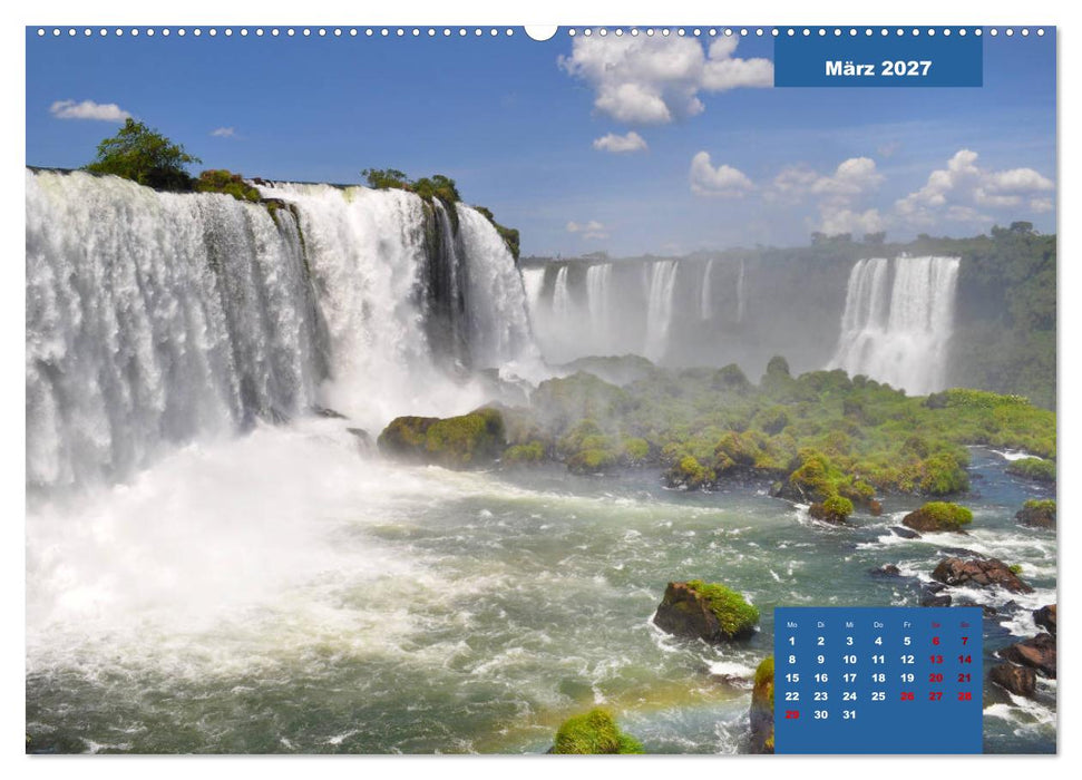 Erlebe mit mir die Wasserfälle von Iguazu (CALVENDO Wandkalender 2027)