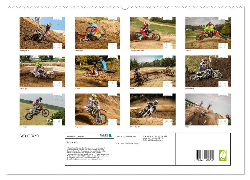 two stroke (CALVENDO Wandkalender 2027)