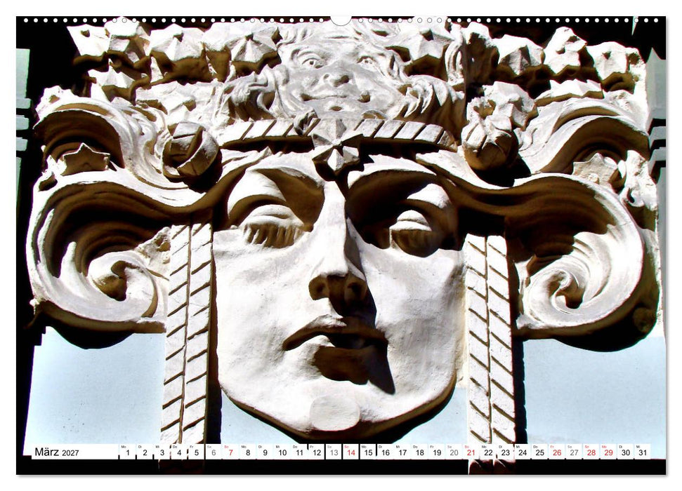 Jugendstil in Riga - Schmuckstücke der lettischen Hauptstadt (CALVENDO Premium Wandkalender 2027)