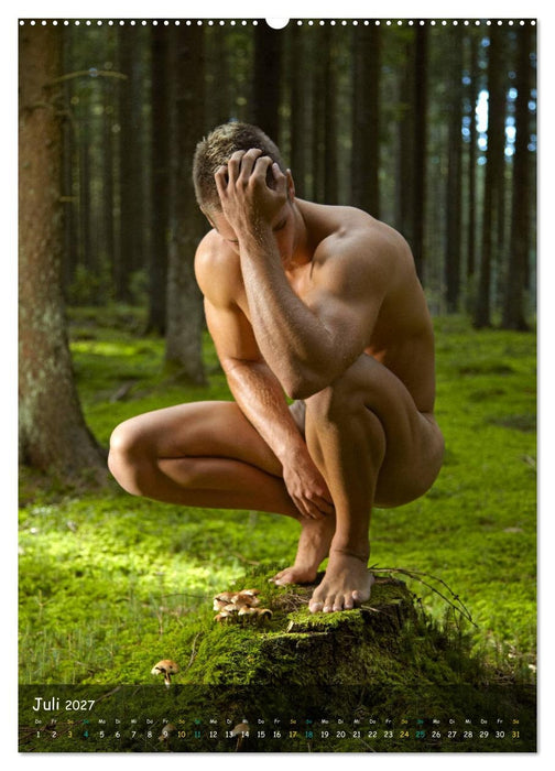 Naturburschen im Wald (CALVENDO Premium Wandkalender 2027)