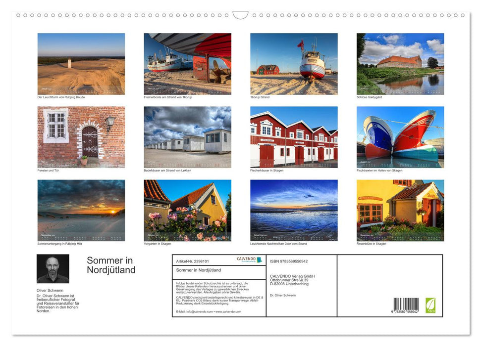 Sommer in Nordjütland (CALVENDO Wandkalender 2027)