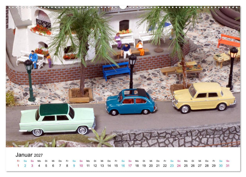 Bella Italia im Modell (CALVENDO Wandkalender 2027)