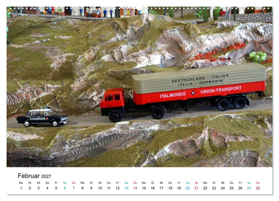 Bella Italia im Modell (CALVENDO Wandkalender 2027)