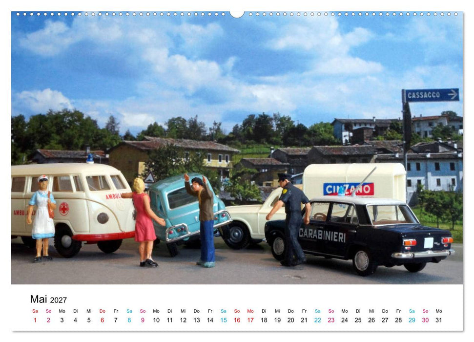 Bella Italia im Modell (CALVENDO Wandkalender 2027)