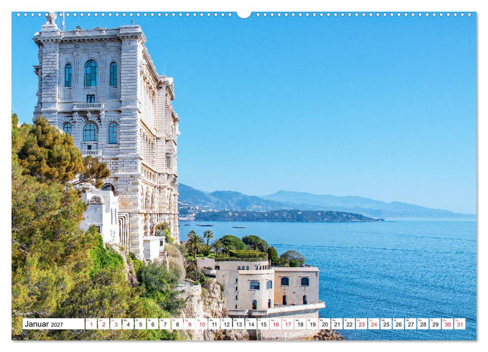 Côte d’Azur - malerische Küste am Mittelmeer (CALVENDO Wandkalender 2027)