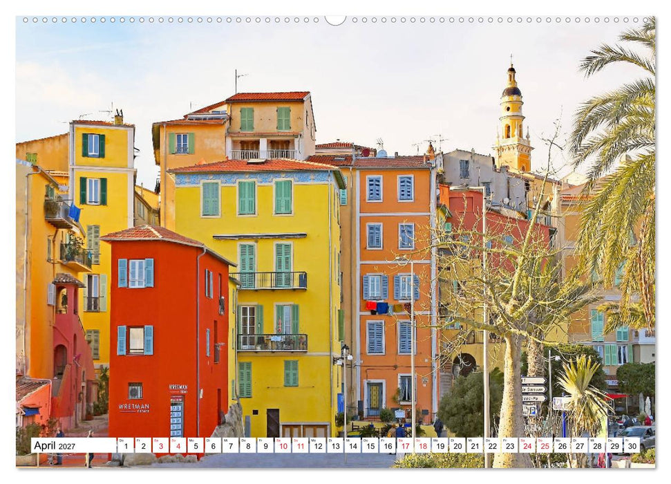 Côte d’Azur - malerische Küste am Mittelmeer (CALVENDO Wandkalender 2027)