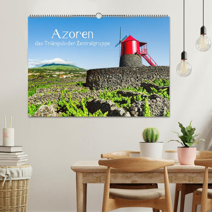 Azoren - das Triangulo der Zentralgruppe (CALVENDO Wandkalender 2027)