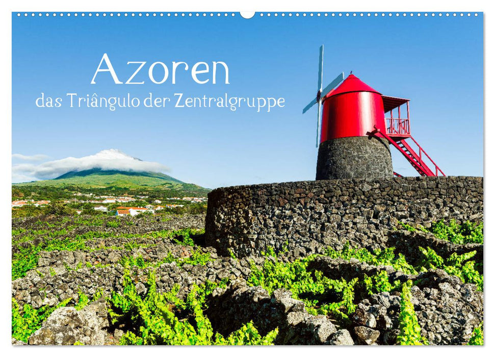Azoren - das Triangulo der Zentralgruppe (CALVENDO Wandkalender 2027)