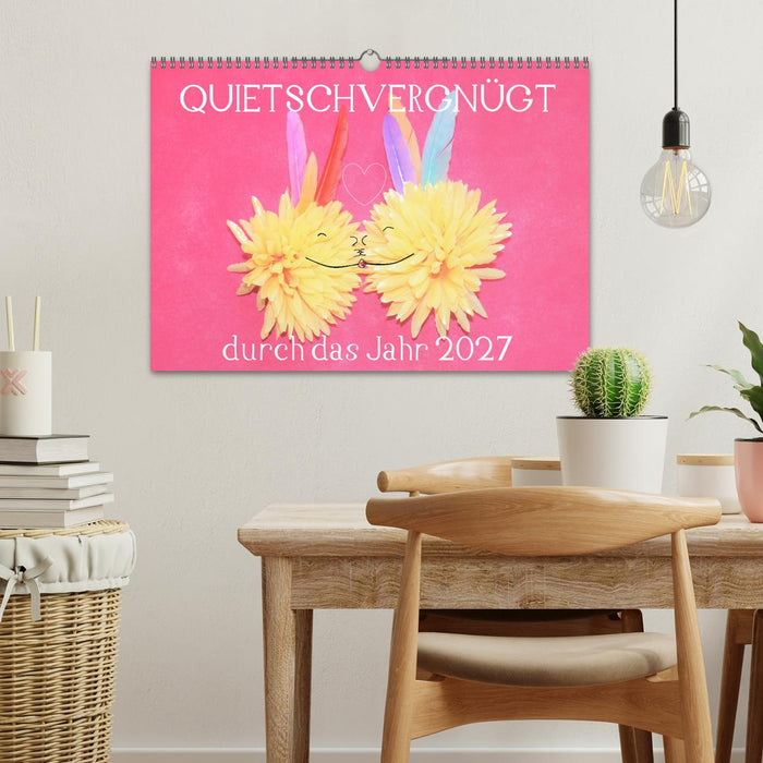 QUIETSCHVERGNÜGT durch das Jahr 2027 (CALVENDO Wandkalender 2027)
