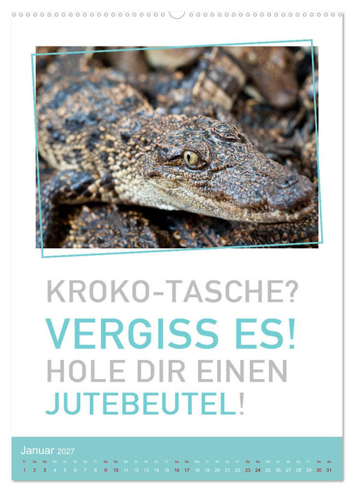 Tierisch bekloppt! (CALVENDO Premium Wandkalender 2027)