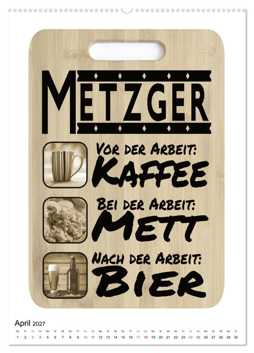 Metzger-Sprüche (CALVENDO Premium Wandkalender 2027)