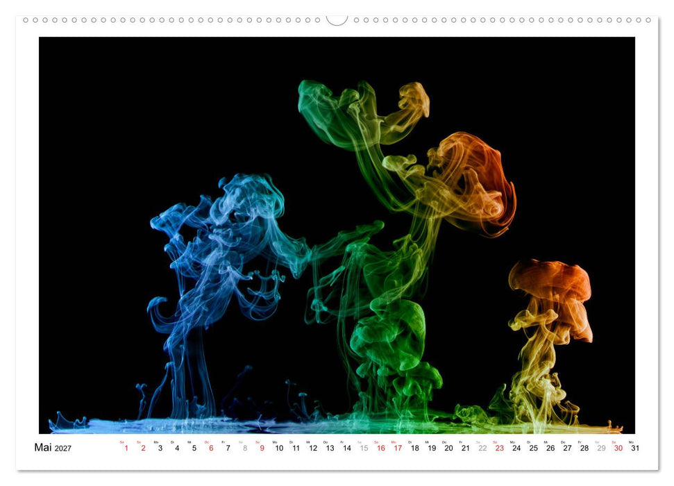 Farbexplosionen (CALVENDO Premium Wandkalender 2027)