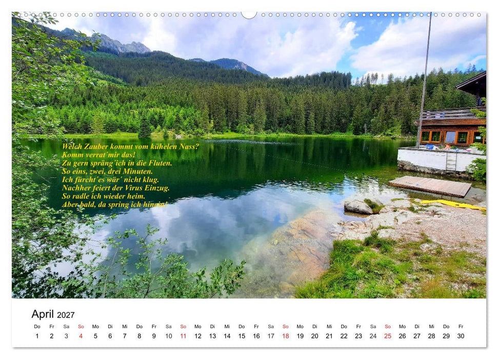 Poetisches Allgäu (CALVENDO Wandkalender 2027)