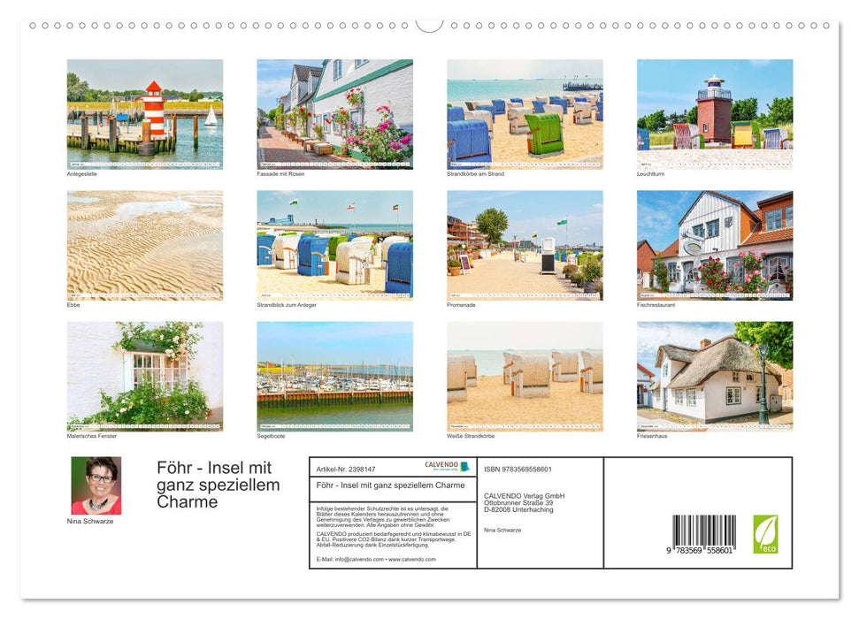 Föhr - Insel mit ganz speziellem Charme (CALVENDO Premium Wandkalender 2027)