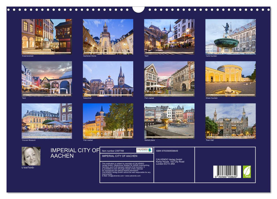 IMPERIAL CITY OF AACHEN (CALVENDO Monthly Calendar 2027)