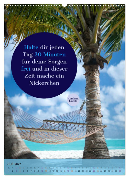 Aktiviere Deine Motivation Weisheiten und Sprüche (CALVENDO Premium Wandkalender 2027)