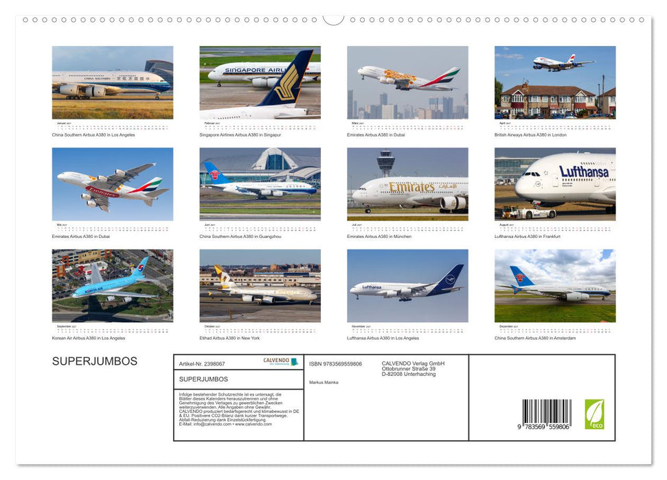 SUPERJUMBOS (CALVENDO Premium Wandkalender 2027)