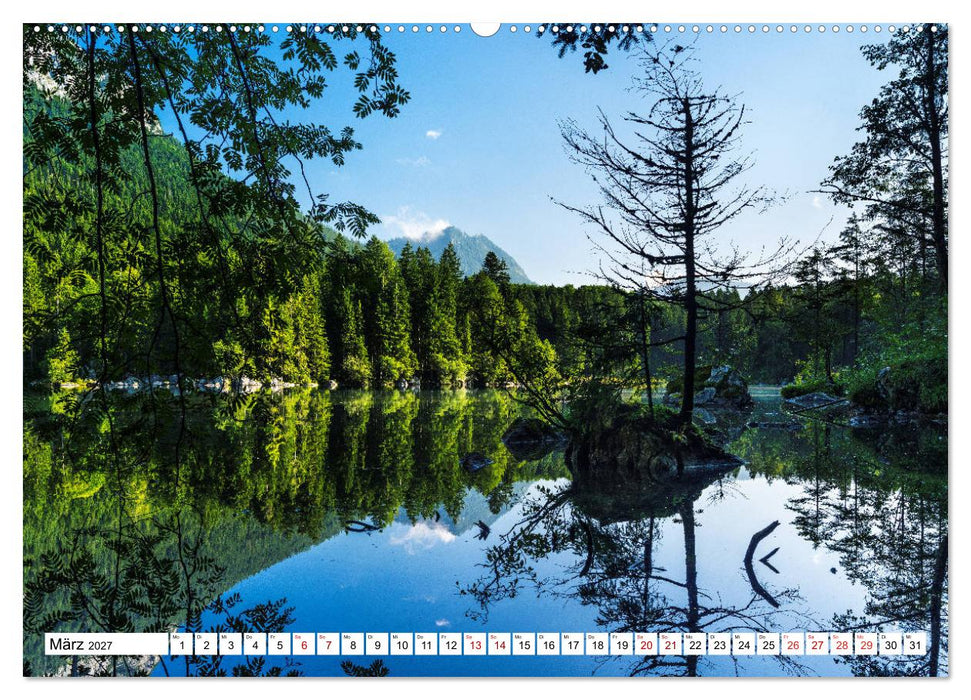 Alpen gespiegelt (CALVENDO Premium Wandkalender 2027)