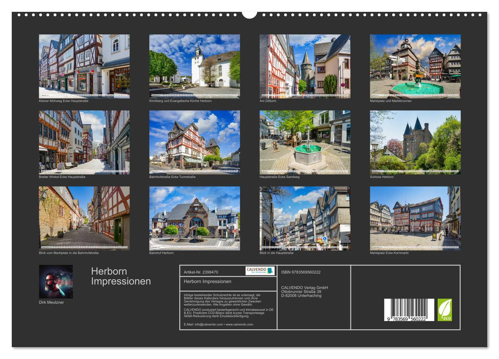 Herborn Impressionen (CALVENDO Premium Wandkalender 2027)