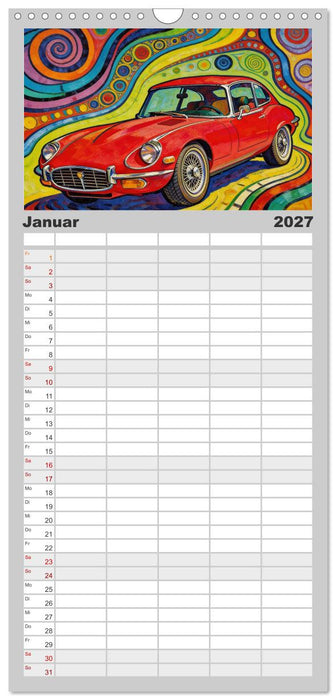 Alte Schätze Kultmodelle im Jugendstilgewand (CALVENDO Familienplaner 2027)