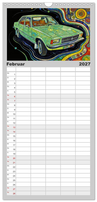 Alte Schätze Kultmodelle im Jugendstilgewand (CALVENDO Familienplaner 2027)
