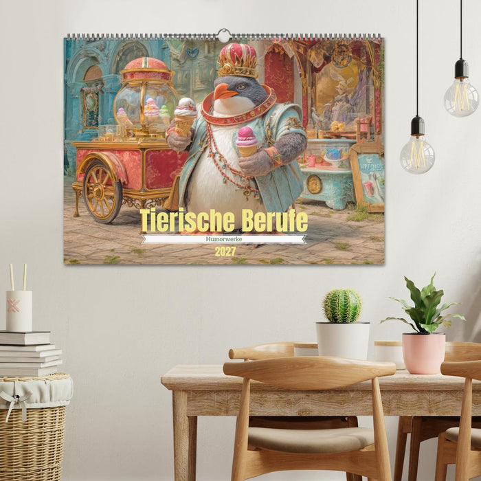 Tierische Berufe - Humorwerke (CALVENDO Wandkalender 2027)