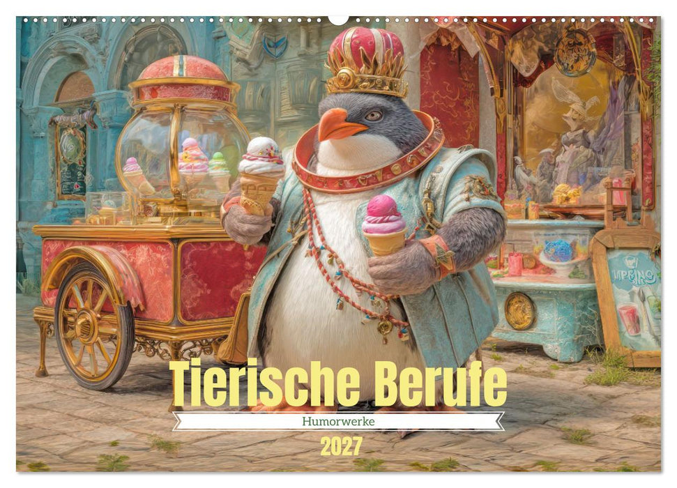 Tierische Berufe - Humorwerke (CALVENDO Wandkalender 2027)