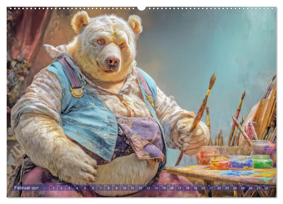 Tierische Berufe - Humorwerke (CALVENDO Wandkalender 2027)