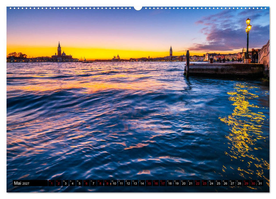 Venedig - Paläste, Brücken und Kanäle (CALVENDO Wandkalender 2027)