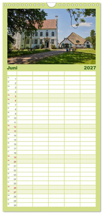 Halbinsel Eiderstedt - Momente der Natur (CALVENDO Familienplaner 2027)