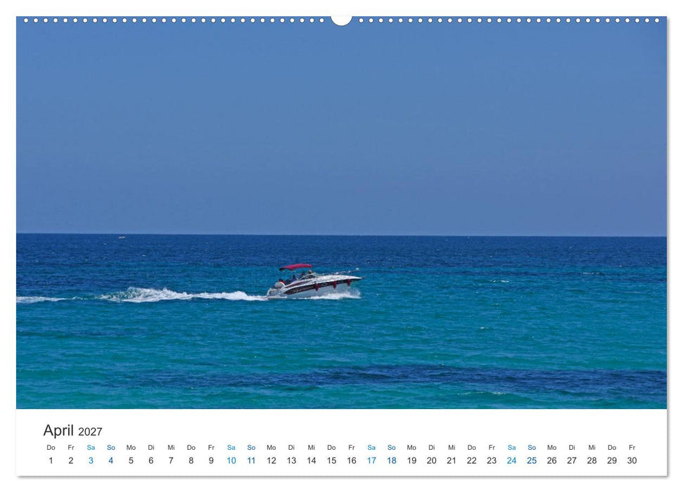 Segelboote und Yachten - Lebensart am Mittelmeer (CALVENDO Wandkalender 2027)