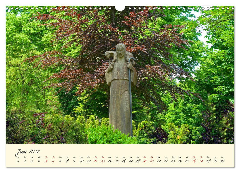 Friedhöfe - Orte der Ruhe und des Gedenkens (CALVENDO Wandkalender 2027)