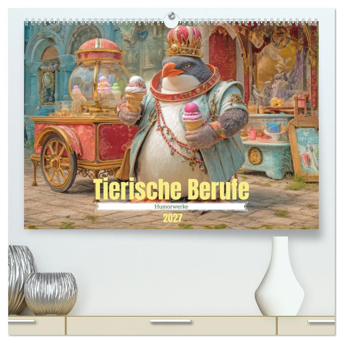 Tierische Berufe - Humorwerke (CALVENDO Premium Wandkalender 2027)