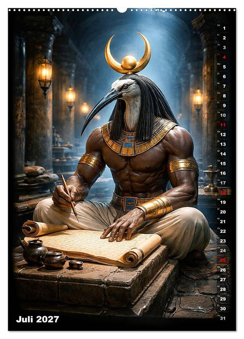 Die Erhabenen von Kemet (CALVENDO Premium Wandkalender 2027)