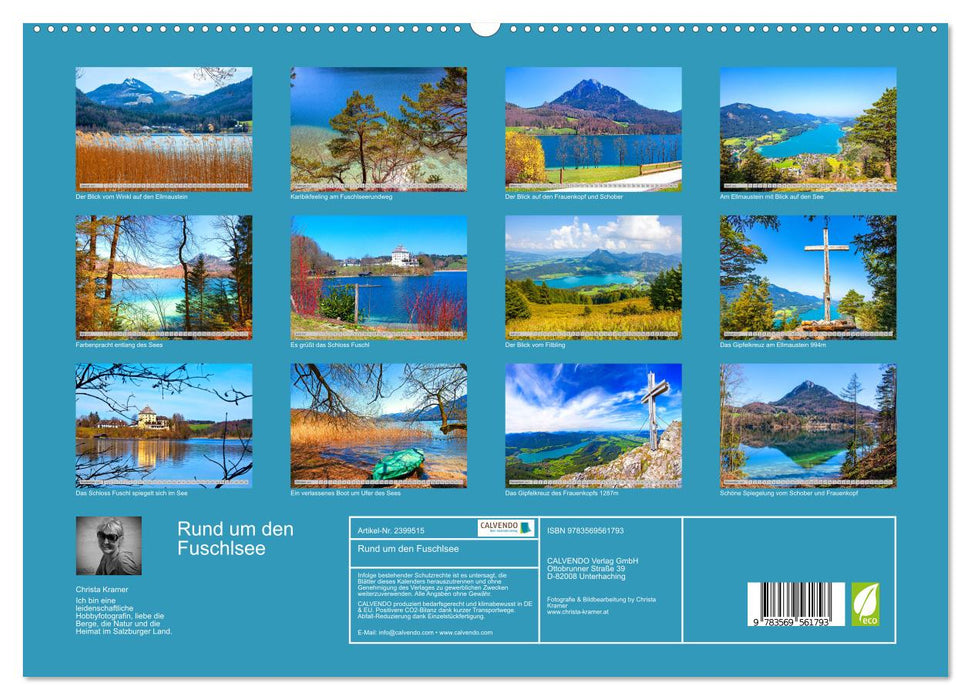 Rund um den Fuschlsee (CALVENDO Premium Wandkalender 2027)