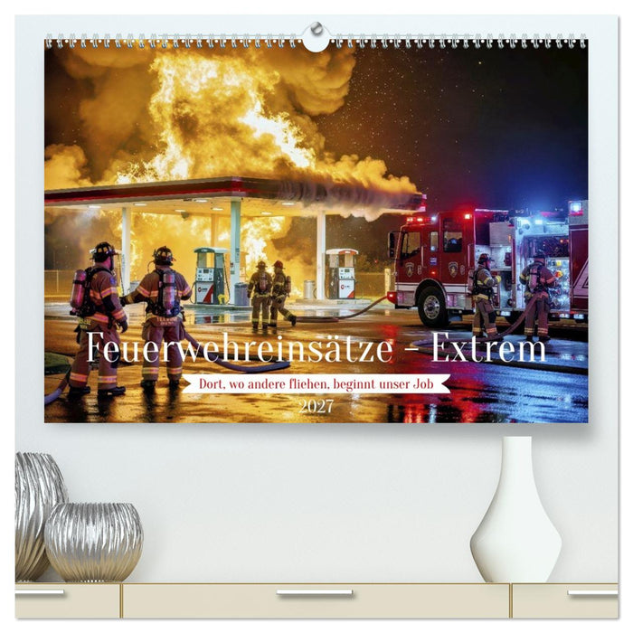 Feuerwehreinsätze - Extrem (CALVENDO Premium Wandkalender 2027)