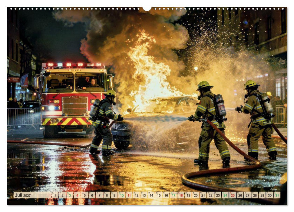 Feuerwehreinsätze - Extrem (CALVENDO Premium Wandkalender 2027)