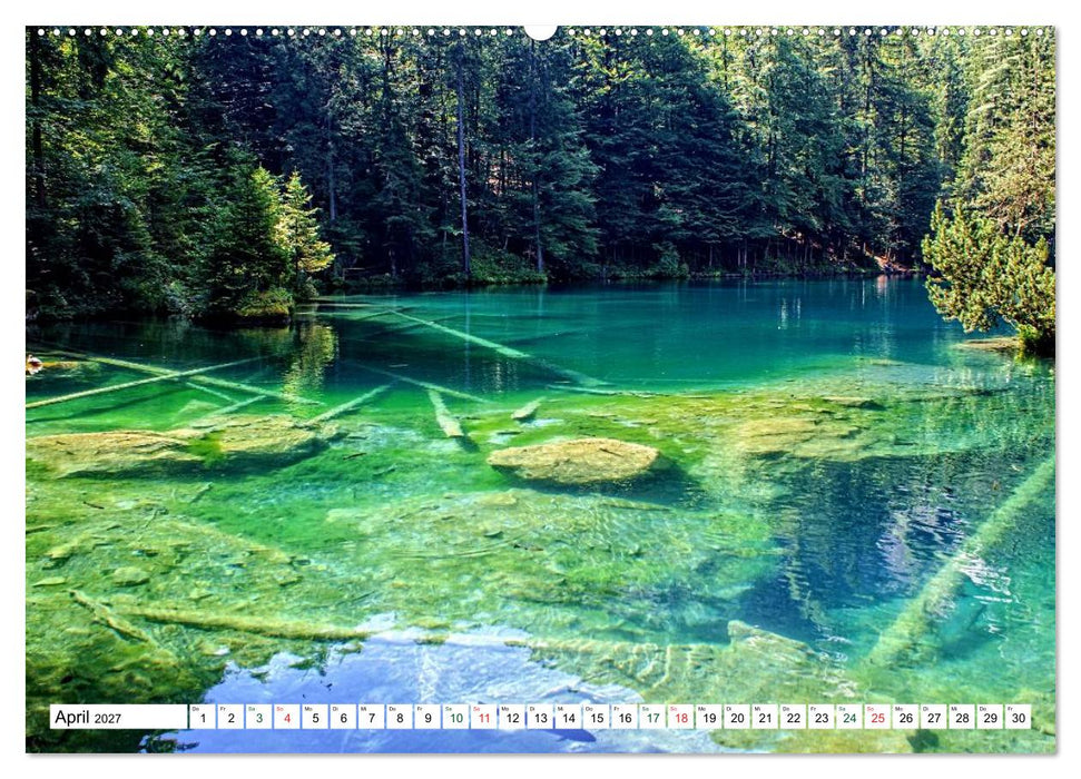 Aktiviere Sehnsüchte Reiseziele in der Schweiz (CALVENDO Wandkalender 2027)