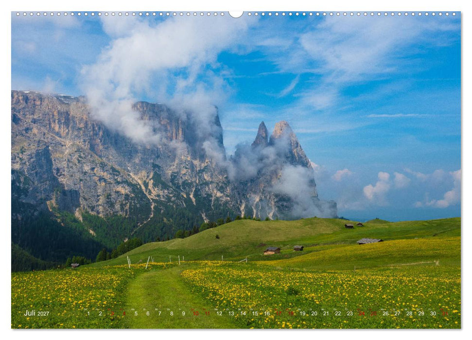 Sehnsucht Seiser Alm (CALVENDO Premium Wandkalender 2027)