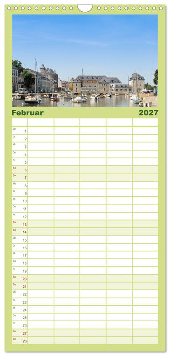 Hausbooturlaub Frankreich - Bretagne (CALVENDO Familienplaner 2027)
