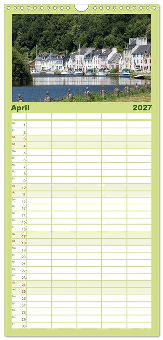 Hausbooturlaub Frankreich - Bretagne (CALVENDO Familienplaner 2027)
