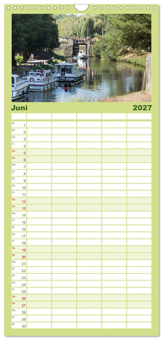 Hausbooturlaub Frankreich - Bretagne (CALVENDO Familienplaner 2027)