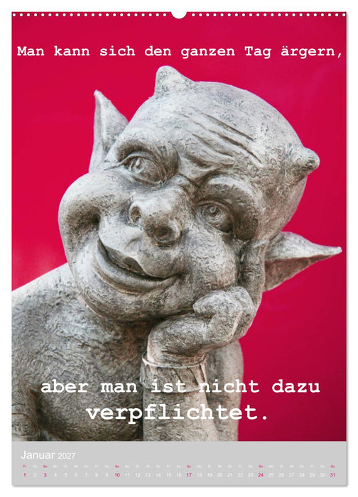 Lebensfreude in harten Zeiten (CALVENDO Premium Wandkalender 2027)