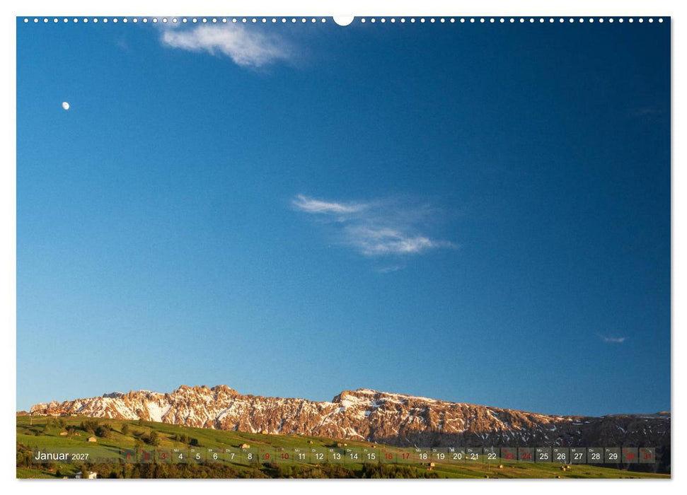 Sehnsucht Seiser Alm (CALVENDO Wandkalender 2027)