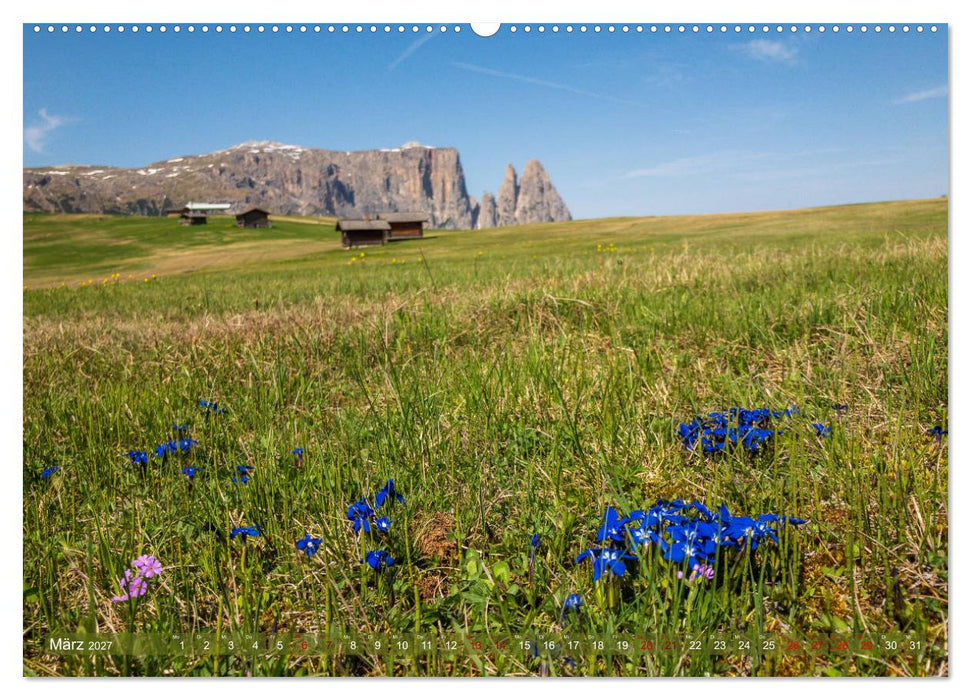 Sehnsucht Seiser Alm (CALVENDO Wandkalender 2027)