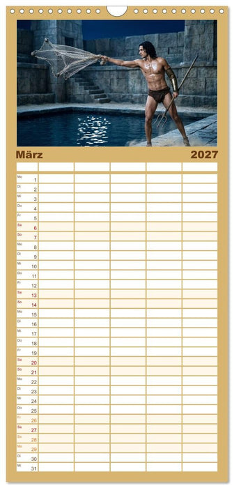 Echte Kerle – Gladiatoren (CALVENDO Familienplaner 2027)
