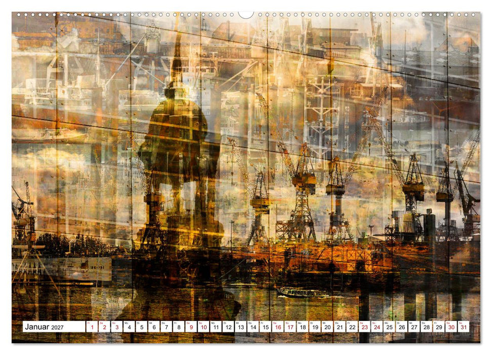Hamburger GoldArt (CALVENDO Wandkalender 2027)