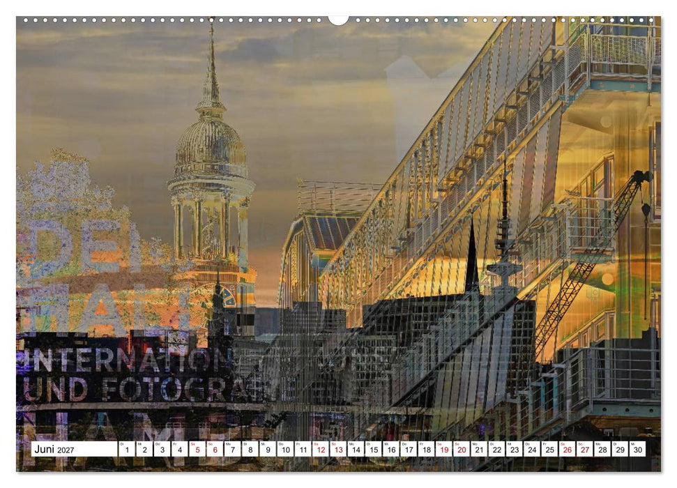 Hamburger GoldArt (CALVENDO Wandkalender 2027)